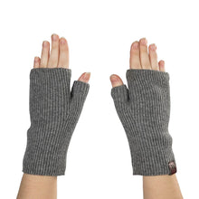 Load image into Gallery viewer, Ash Knitted Fingerless Gloves