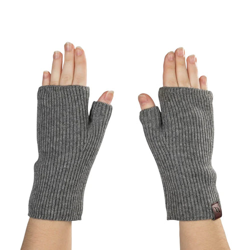 Ash Knitted Fingerless Gloves