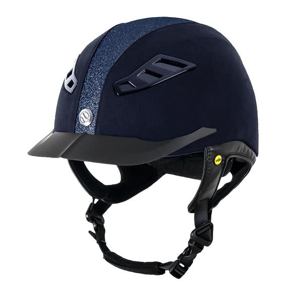 EQ3 Lynx Blue Microfiber Sparkle with MIPS - Yellow Taggable