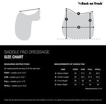 Load image into Gallery viewer, Saddle Pad Deep Nights Dressage